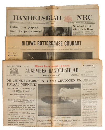 Een historisch NRC Handelsblad, een mooi geschenk